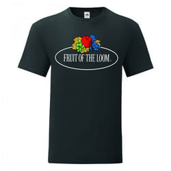 T-shirt manches courtes col rond grand logo Leo noir homme - M