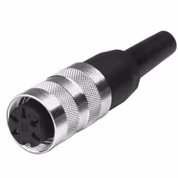 Amphenol T 3261 001, 300 V, 3P, Droit, Argent, IP40