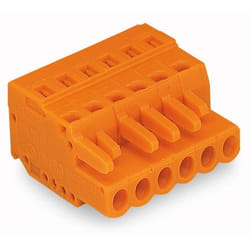 Wago 231-302/026-000 bornier 2P Orange