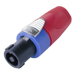 Neutrik NL4FX-2 connecteur de fils Noir, Bleu, Rouge