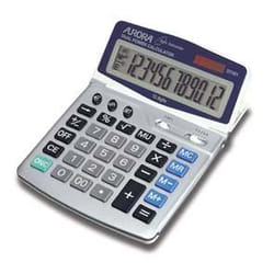 Aurora DT401 calculatrice Bureau Calculatrice basique Gris