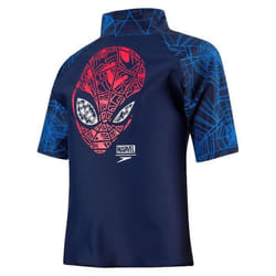 Combinaison Rash Guard Speedo Marvel Spiderman - Enfant - Manches courtes - Bleu