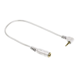 Hama Cable Adapter 2.5 mm Jack Plug - 3.5 mm Jack Socket câble audio 2,5 mm Blanc