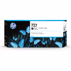 HP 727 cartouche d'encre DesignJet noire mate, 300 ml, Encre à pigments, Encre à pigments, 300 ml, 1 pièce(s)