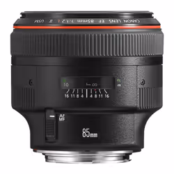 Canon EF 85mm f/1.2 L USM II Lens, Objectif téléobjectif, 8/7, 85 mm, Auto focus
