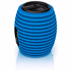 Philips SoundShooter Enceinte portable SBA3010BLU/00, 1.0 canaux, 3,81 cm, 2 W, Sans fil, Enceinte portable mono, Bleu
