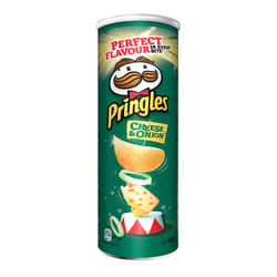 Pringles Cheese & Oignon 165 g Chips de pommes de terre Fromage, Oignon