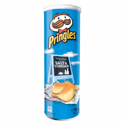 Pringles Salt & Vinegar, Chips de pommes de terre, Sel, Vinaigre, 30 g, Pot, 502 kcal, 2102 kJ