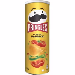 Chips - PRINGLES - Paprika - Boîte de 175g - Saveur intense - Croustillantes