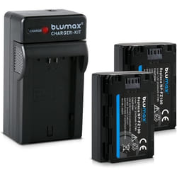 Lot de 2 batteries Blumax pour Sony NP-FZ100 2040 mAh Chargeur