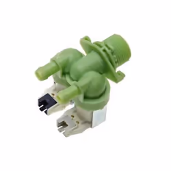Electrovanne 2 voies 180° compatible pour lave-linge CANDY, HOOVER, ZEROWATT, ROSIERES, LAMONA, BRANDT, DE DIETRICH, IBERNA 4 ...