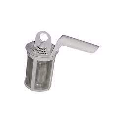 Filtre d'évacuation pour Lave-vaisselle Electrolux 50297774007. Dimensions : 160 x 75 x 155 mm.