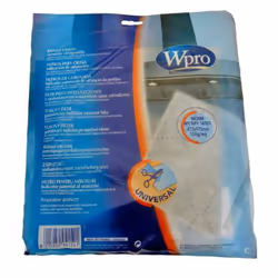 Filtre anti graisse avec indicateur de saturation (à l'unité) WHIRLPOOL Dimensions : 570x470mm140g/m²d'origine pour 484000008 ...
