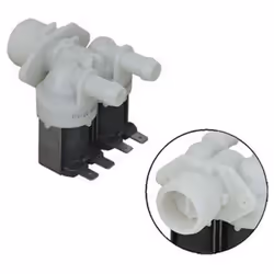 Electrovanne 2 voies pour lave-linge BEKO, HOOVER, CANDY, FAR, AYA, LISTO, OTSEIN, OSTEIN, ALTUS, SABA, BLUESKY, CONTINENTAL  ...