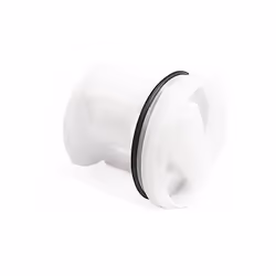 Filtre de vidange pour lave-linge Bouchon de pompe faisant office de filtre à peluches Dimensions : Long. 74 mm, Diam. 63 mm  ...