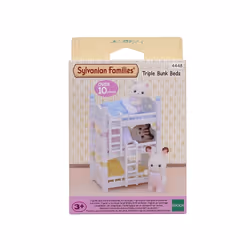 Sylvanian Families Les lits superposés à 3 couchettes bébés, Figurine jouet, 3 an(s), Multicolore