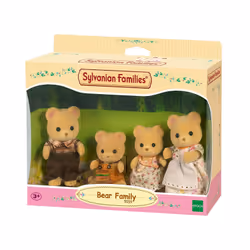 Sylvanian Families La famille Ours, 3 an(s), Multicolore, Polystyrène, Plastique, Acrylonitrile-Butadiène-Styrène (ABS)
