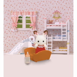 Sylvanian Families Le bébé lapin chocolat, 3 an(s), Multicolore, Polystyrène, Plastique