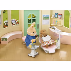 Sylvanian Families Le dentiste et accessoires, 3 an(s), Couleurs assorties, Polystyrène, Plastique
