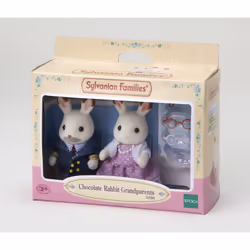 Sylvanian Families Les grands-parents lapin chocolat