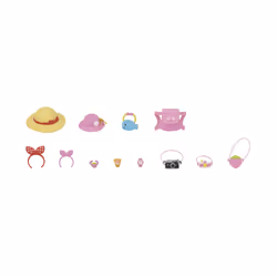 Sylvanian Families Le set accessoires d'excursions, Figurine jouet, 3 an(s), Multicolore