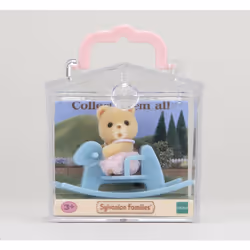 Sylvanian Families Le bébé Ours et cheval à bascule