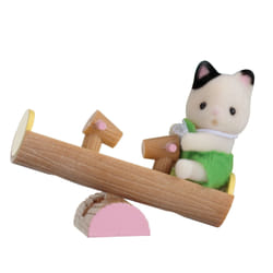 Sylvanian Families Le bébé Chat et balançoire double