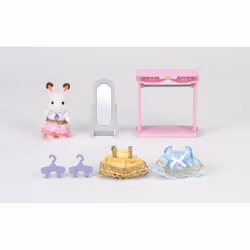 Sylvanian Families Le dressing et figurine, 3 an(s), Couleurs assorties, Polystyrène, Plastique