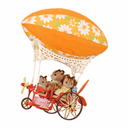 Sylvanian Families L'aventure en ballon, 3 an(s), Couleurs assorties, Acrylonitrile-Butadiène-Styrène (ABS), Plastique, Polys ...