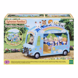 Sylvanian Families Le bus arc-en-ciel des bébés, Action/Aventure, 3 an(s), Multicolore, Acrylonitrile-Butadiène-Styrène (ABS) ...