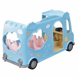 Sylvanian Families Le bus arc-en-ciel des bébés