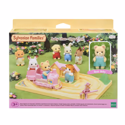 Sylvanian Families Le train tchou-tchou des bébés, 3 an(s), Multicolore, HIPS, Élastomère thermoplastique (TPE), Polyvinyl ch ...