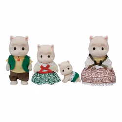Sylvanian Families La famille alpaga, 3 an(s), Multicolore, Polyvinyl chloride (PVC)