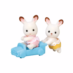 Sylvanian Families Les jumeaux lapin chocolat, 3 an(s), Garçon/Fille, 12 g, Multicolore
