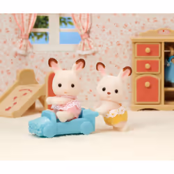 Sylvanian Families Les jumeaux lapin chocolat - Vue supplémentaire 4