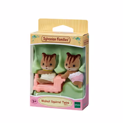 Sylvanian Families Les jumeaux écureuil roux, 3 an(s), Garçon/Fille, 12 g, Multicolore