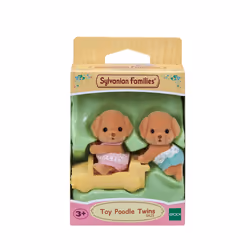 Sylvanian Families Les jumeaux caniche, 3 an(s), Garçon/Fille, 12 g, Multicolore