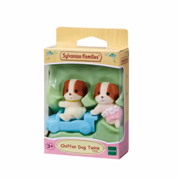 Sylvanian Families Les jumeaux chien chiffon
