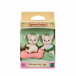 Sylvanian Families Les jumeaux chihuahua, 3 an(s), Garçon/Fille, 12 g, Multicolore