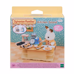 Sylvanian Families Le meuble de cuisine et accessoires, Figurine jouet, 3 an(s), Multicolore