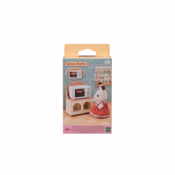 Sylvanian Families Le buffet et micro-ondes, Figurine jouet, 3 an(s), Multicolore
