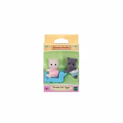 Sylvanian Families Les jumeaux chat persan, 3 an(s), Multicolore, Polyvinyl chloride (PVC), Polystyrène, Élastomère thermopla ...