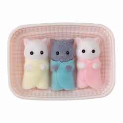 Sylvanian Families Les triplés chat persan
