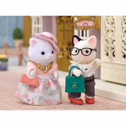 Sylvanian Families La valisette de mode et grande sœur chat persan