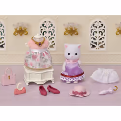 Sylvanian Families La valisette de mode et grande sœur chat persan - Vue supplémentaire 5