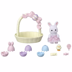 Sylvanian Families Le coffret de Pâques et bébé lapin blanc