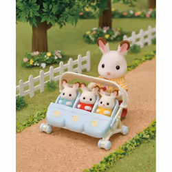 Sylvanian Families La poussette triple