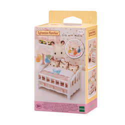 Sylvanian Families Le lit de bébé et mobile