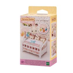 Sylvanian Families Le lit de bébé et mobile