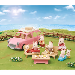 Sylvanian Families Le monospace rose et set de pique-nique - Vue supplémentaire 10